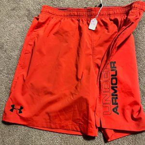 Red Under Armour shorts. size XL